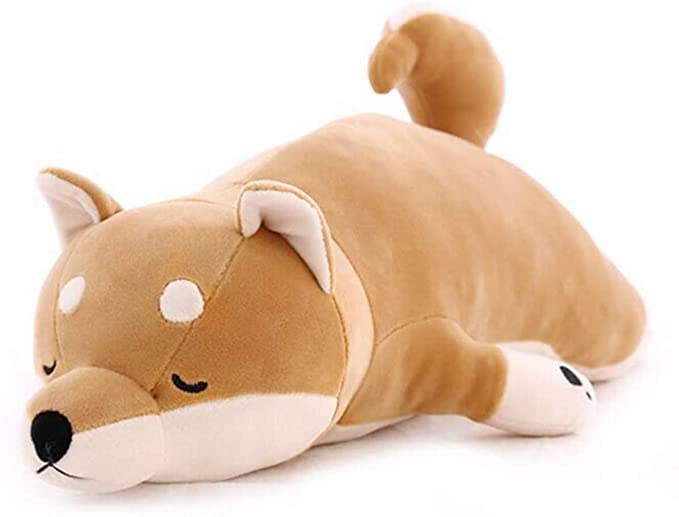 30'' Shiba Inu Plush Stuffed Animal Dog Plush Pillow Hugging Pillow Sleeping Comfort Cushion Soft